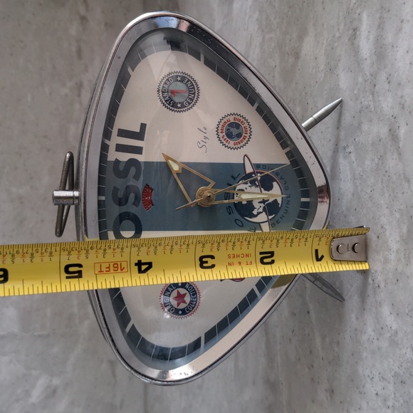 Vintage Fossil American Classic Wind-up Alarm Clock - Picture 9 of 10